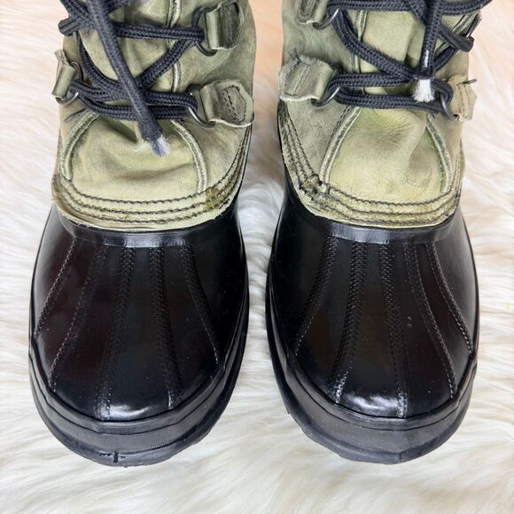 Sorel Caribou Winter Snow Boots Green Size 9 main image 6